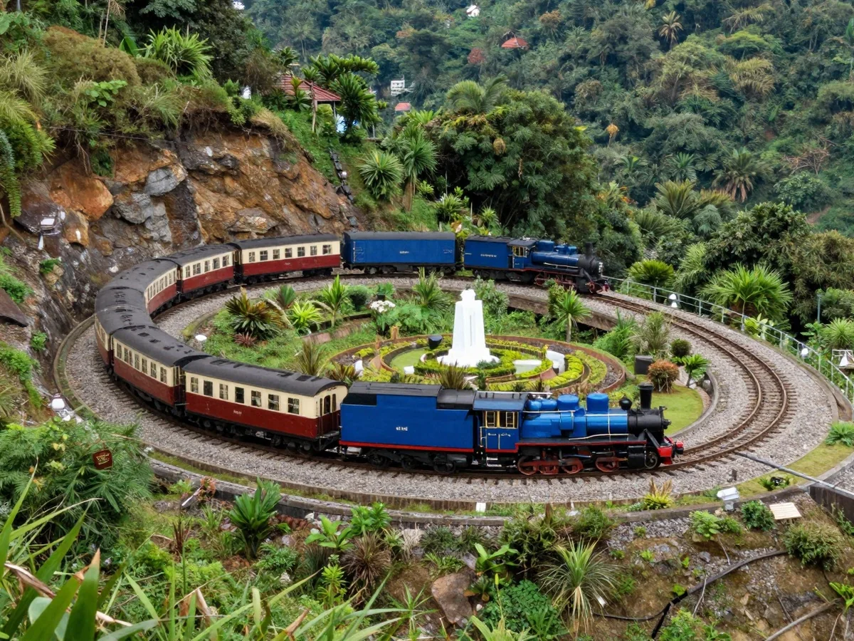 Batasia Loop Trains - Darjeeling Travel Destinations