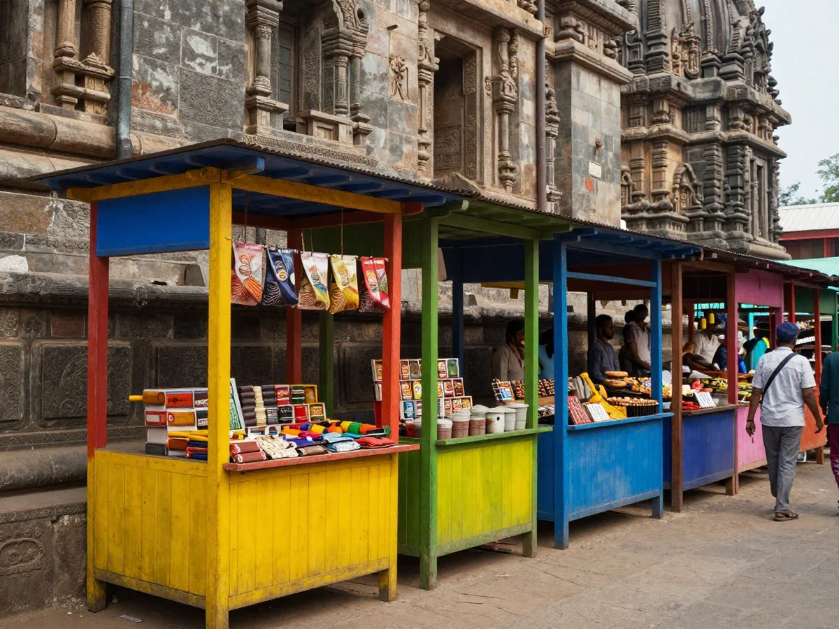 Mahakal Market Stalls - Darjeeling Travel Destinations
