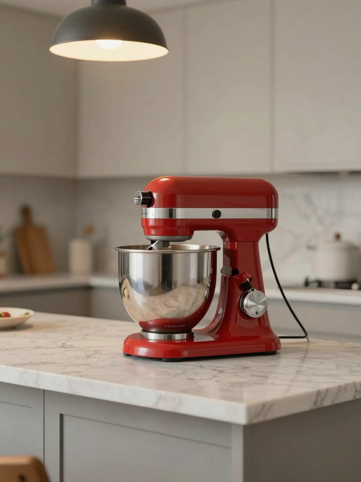 Countertop Mixer - kitchen counter styling ideas