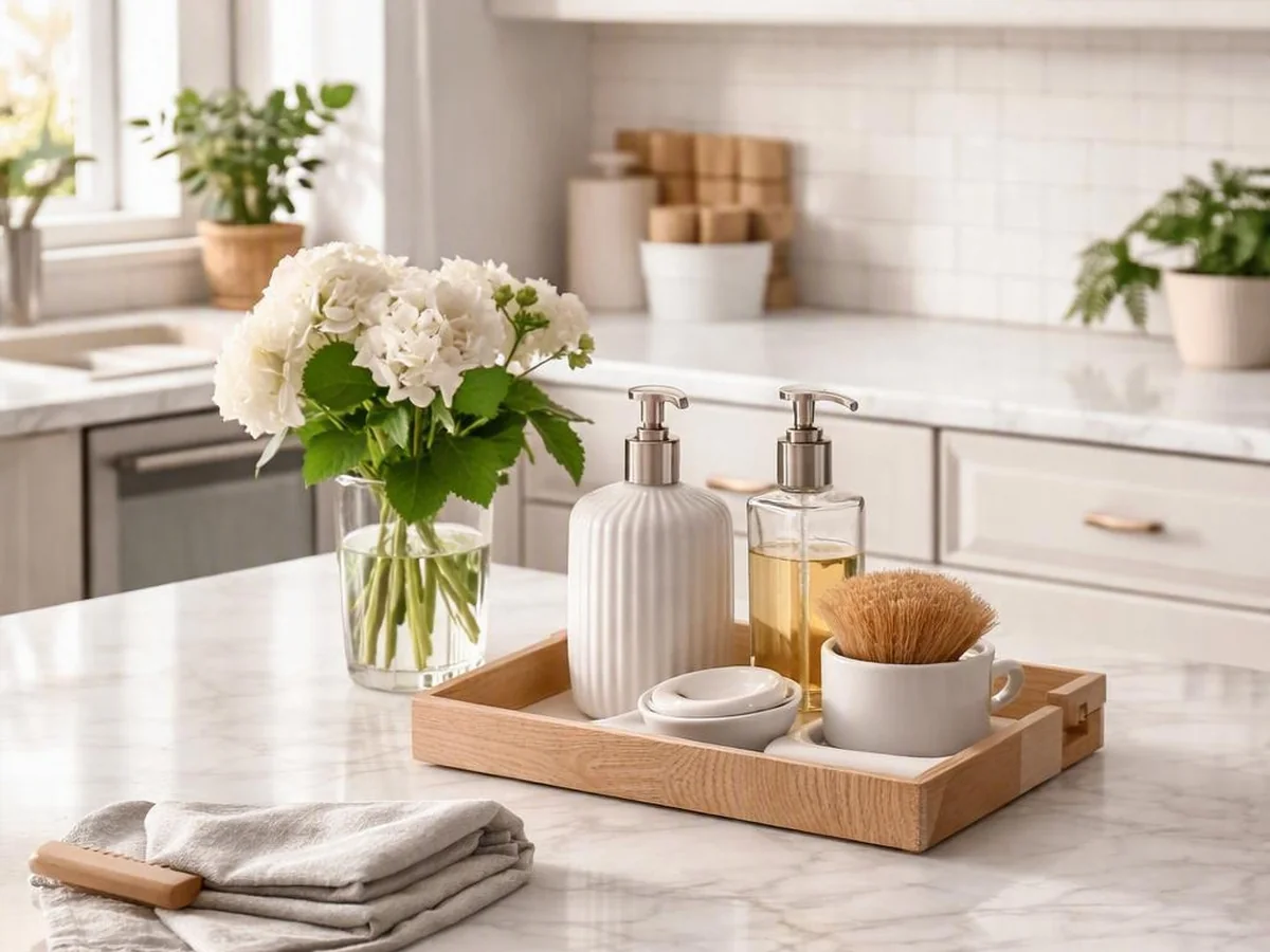 Daily Styling Checklist - kitchen counter styling ideas