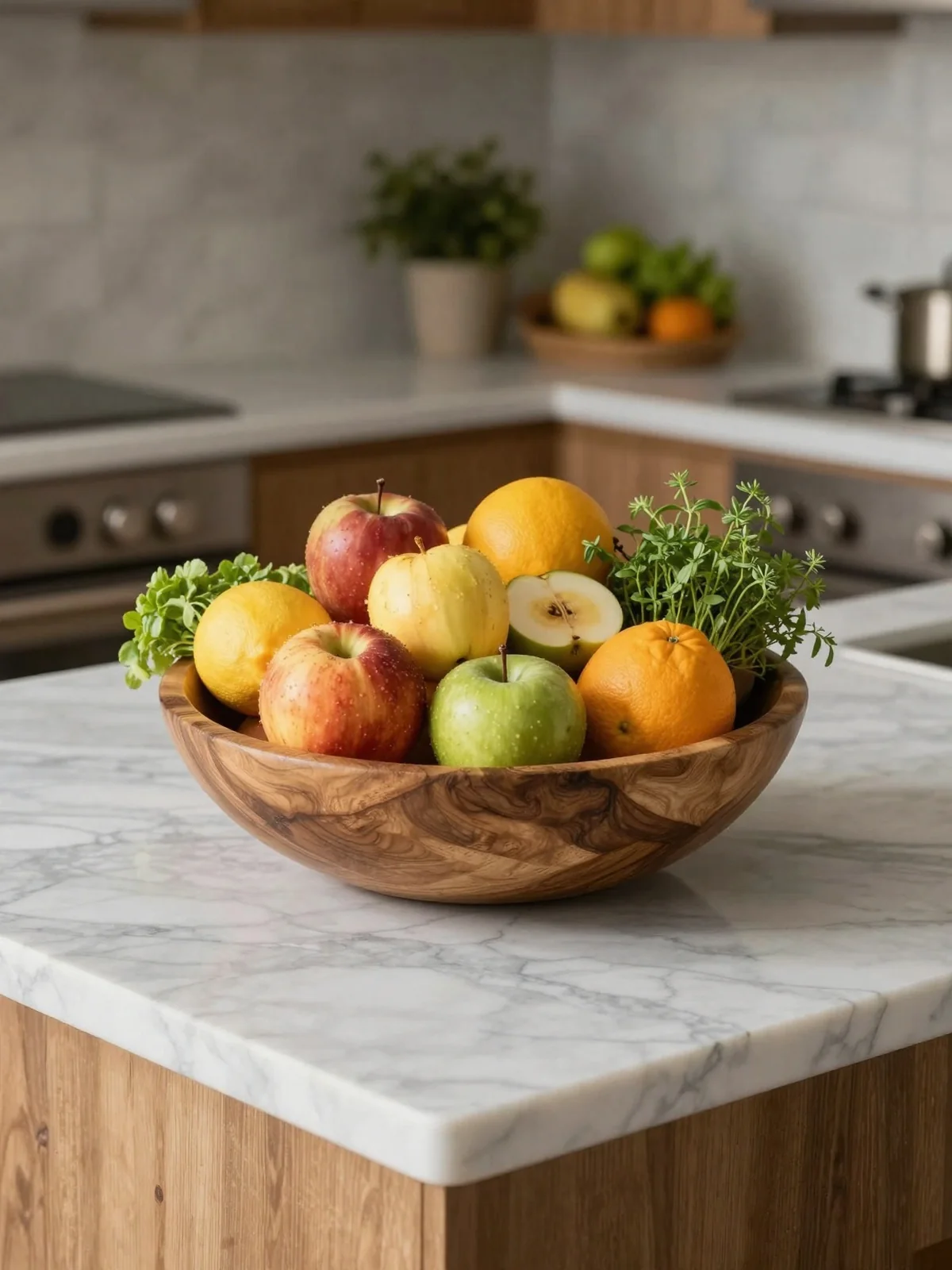 Fruit Bowl - kitchen counter styling ideas