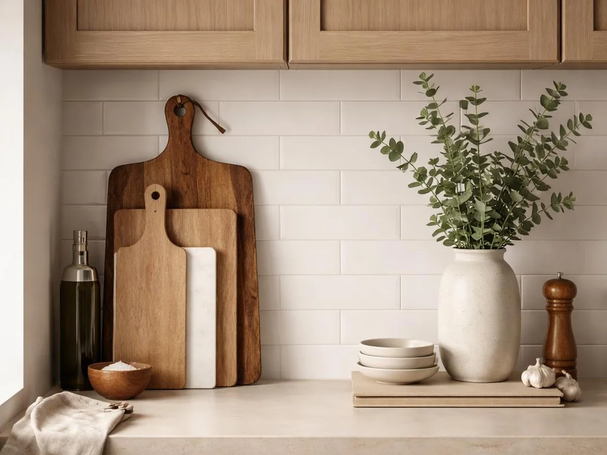 Small Counter Strategy - kitchen counter styling ideas