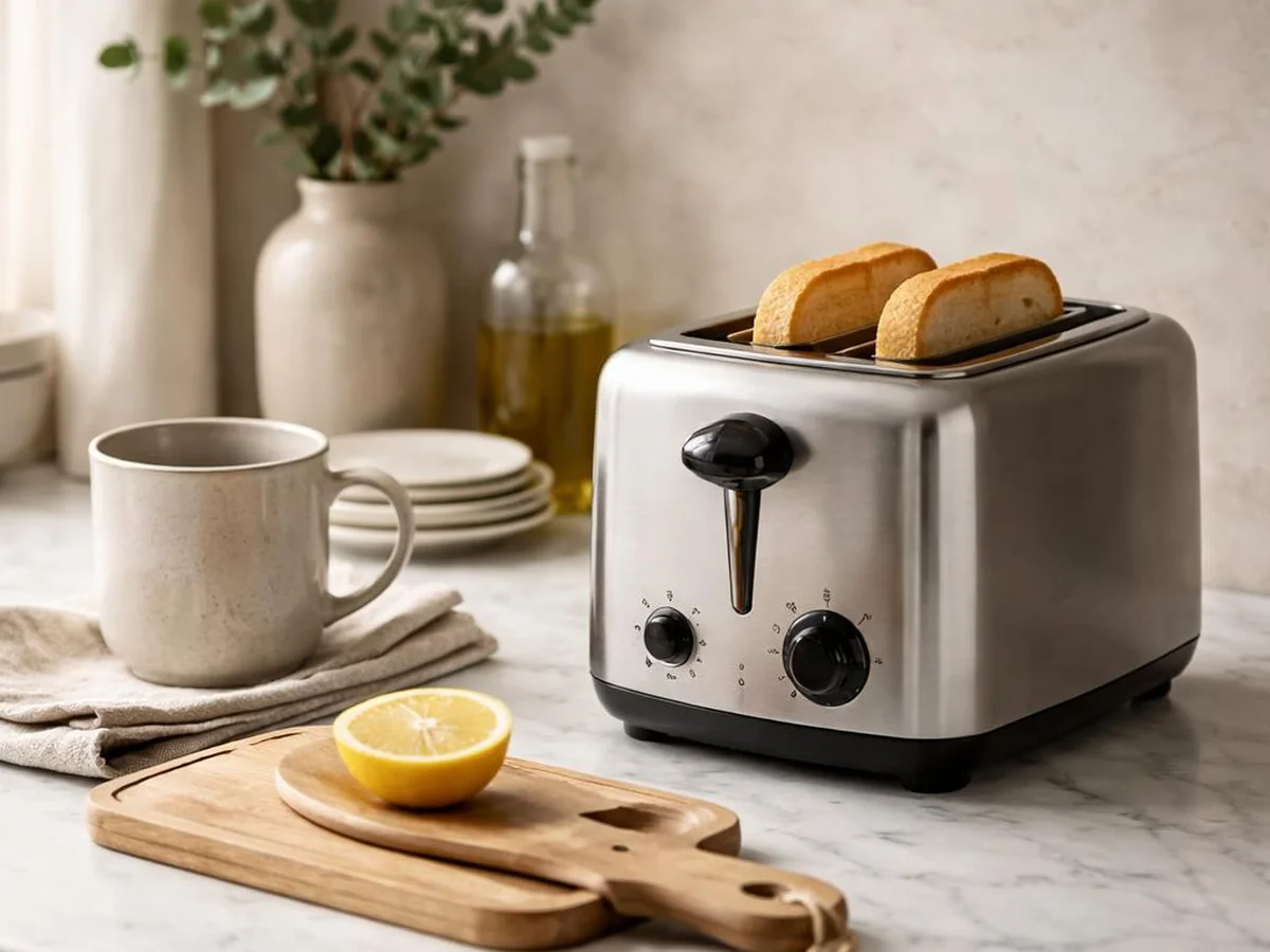 Toaster Arrangement - kitchen counter styling ideas
