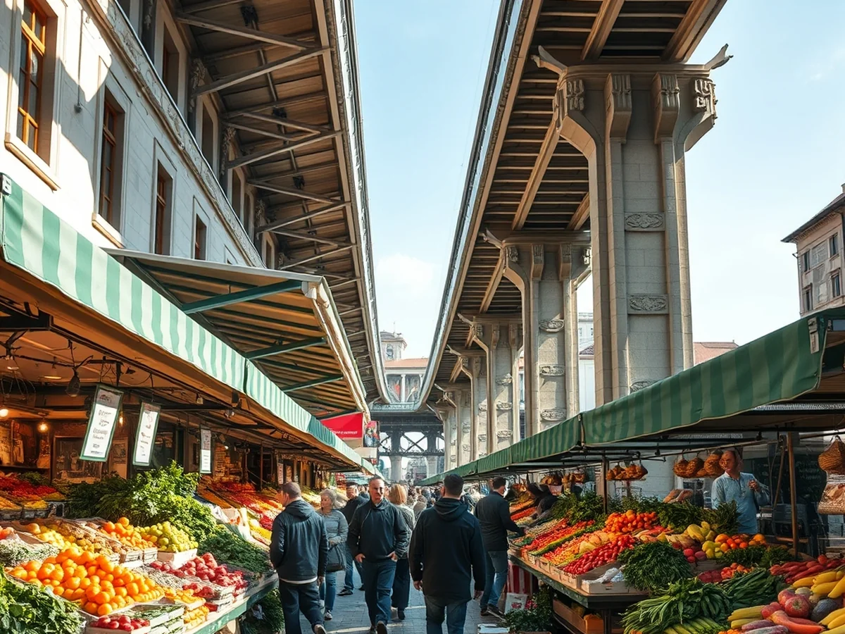 Browsing Central Market - ljubljana travel guide