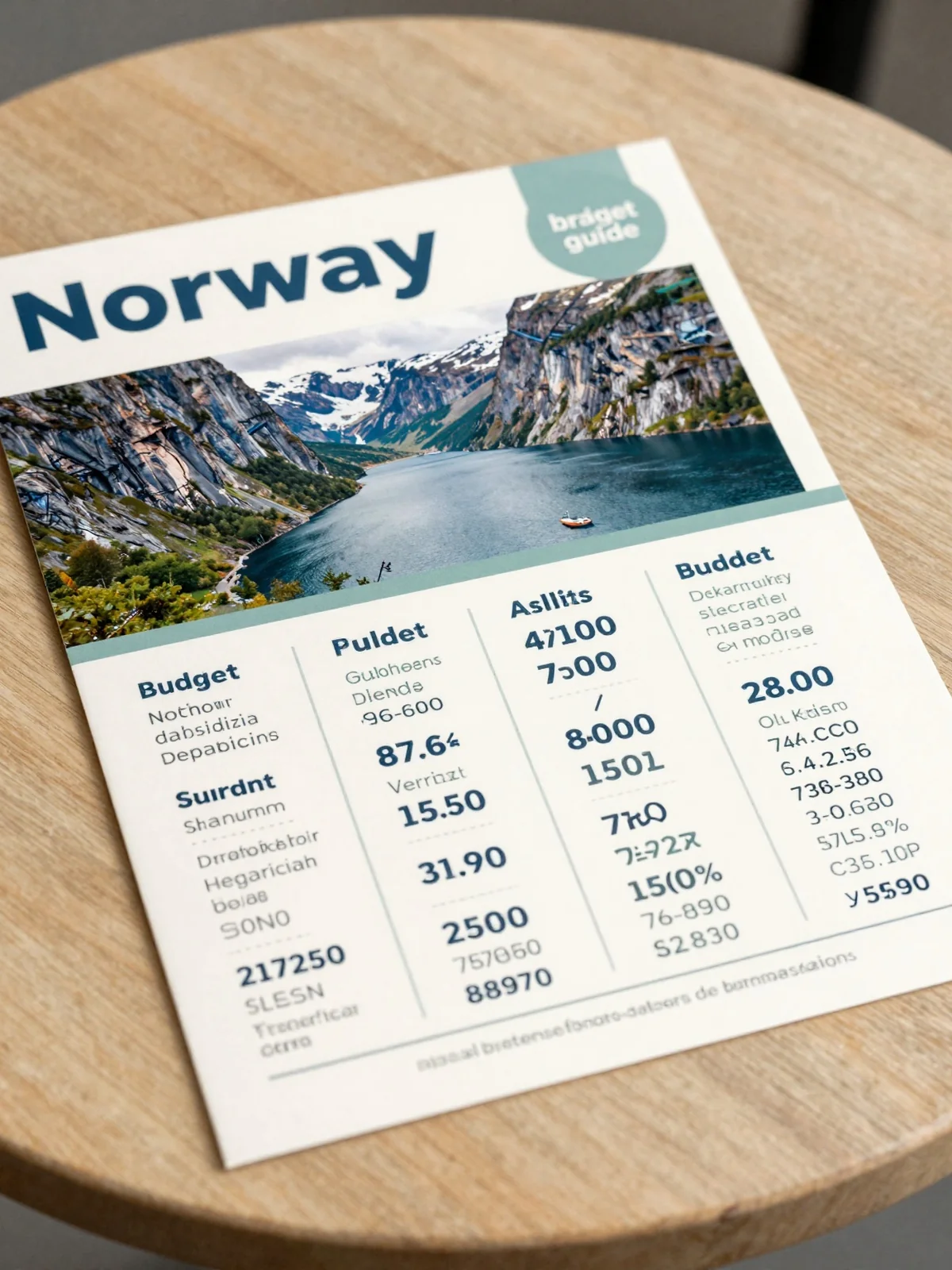 Budget Estimates - norway fjords travel guide