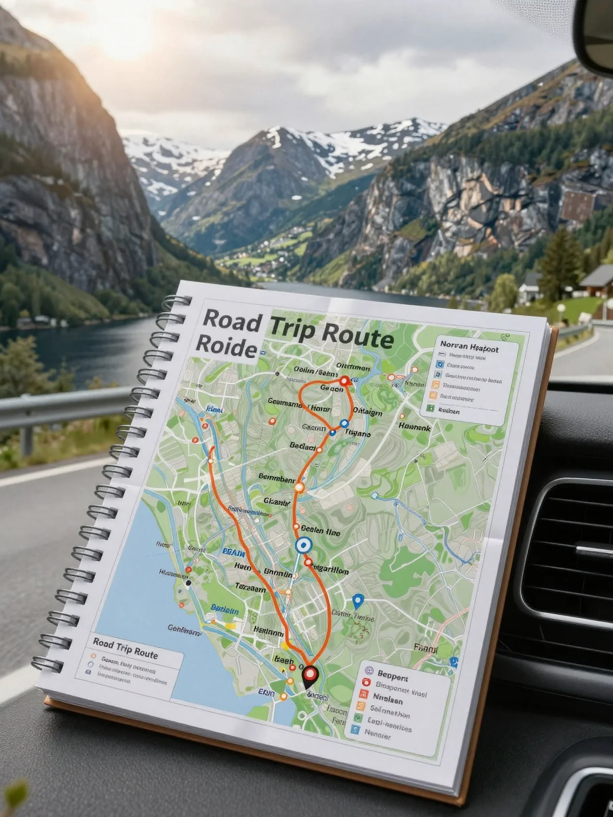 Road Trip Route - norway fjords travel guide