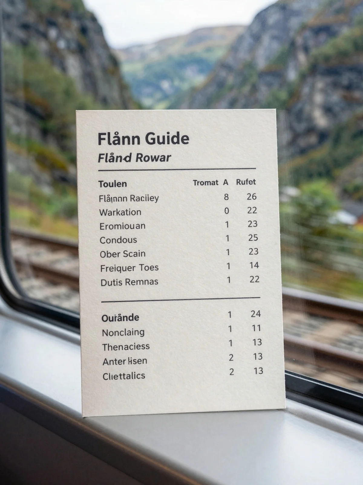 Scenic Train - norway fjords travel guide
