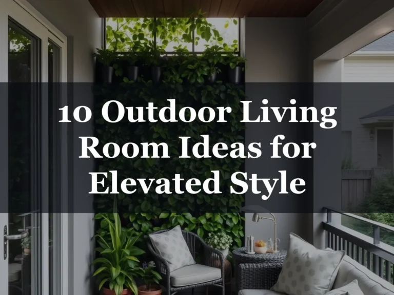 10 Outdoor Living Room Ideas for Elevated Style - outdoor living room ideas