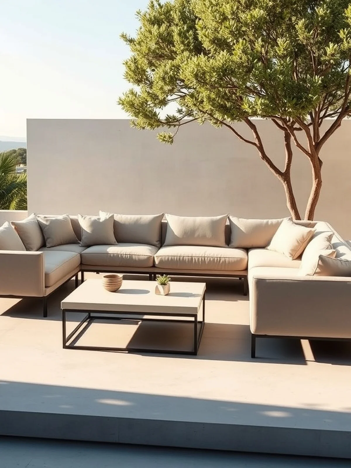 Modern Outdoor Seating - outdoor living room ideas