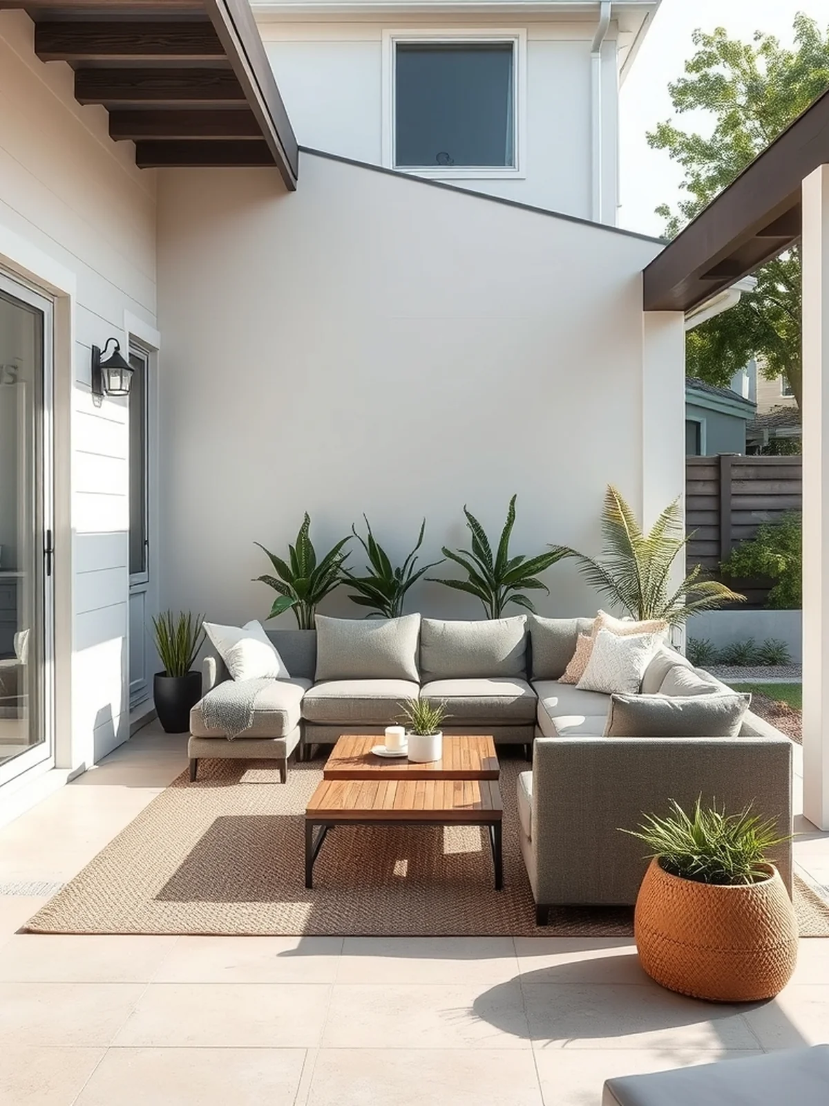 Small Patio Concepts - outdoor living room ideas