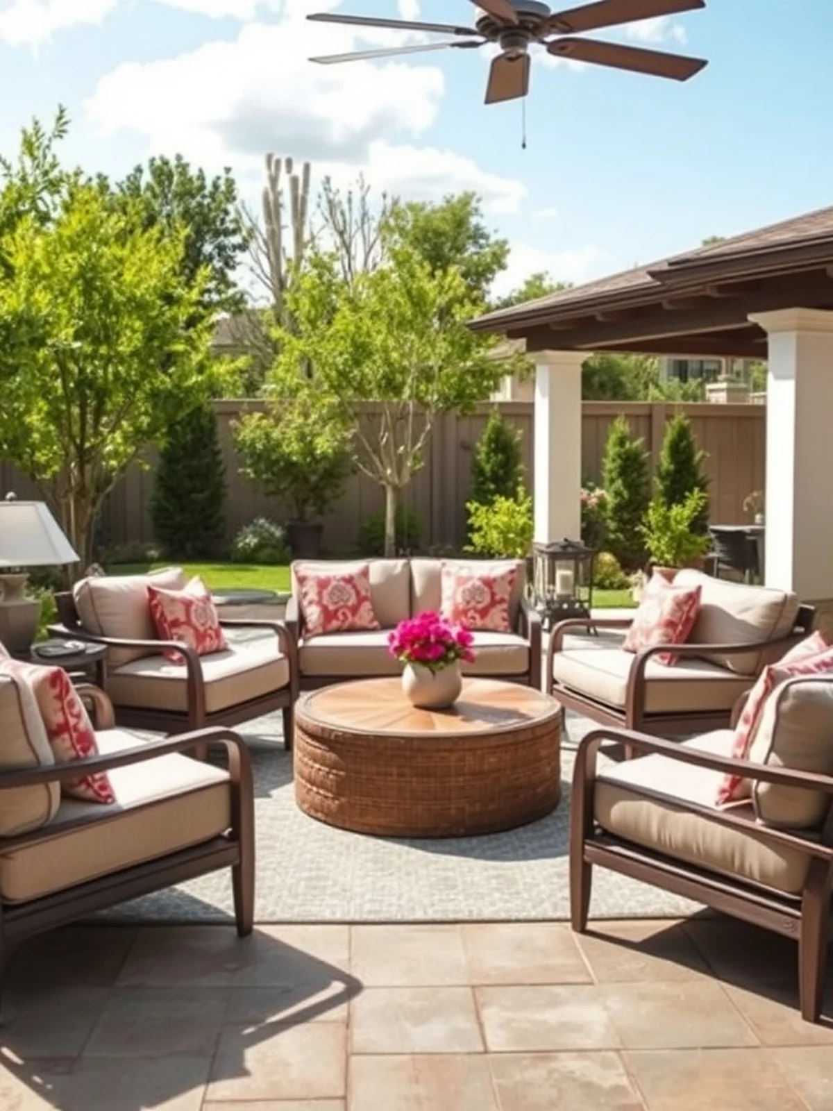 Weather-Resistant Furniture Layouts - outdoor living room ideas