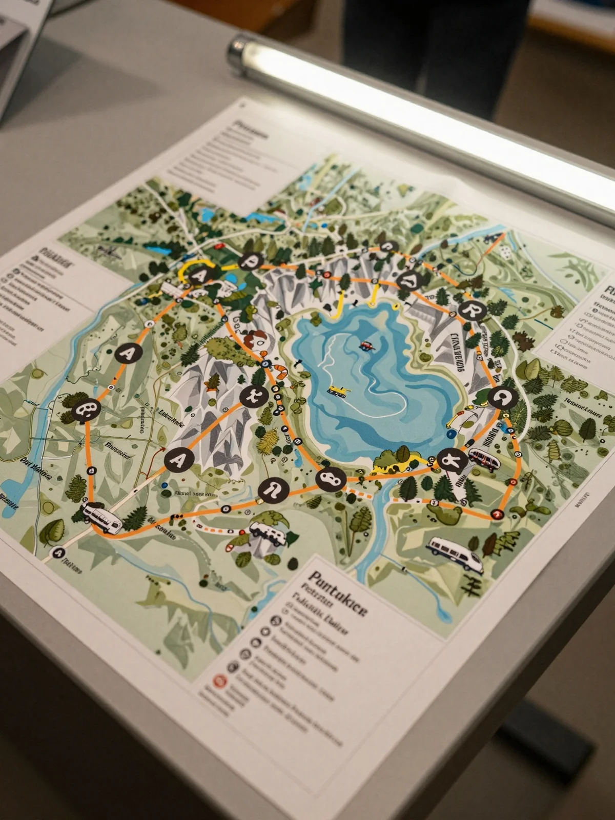 Plitvice Lakes Map - plitvice lakes travel guide