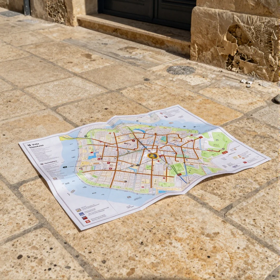 Maltese limestone streets - valletta travel guide